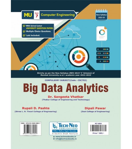 Big Data Analytics Sem 7 Computer Engineering Techneo Publication | Mumbai University